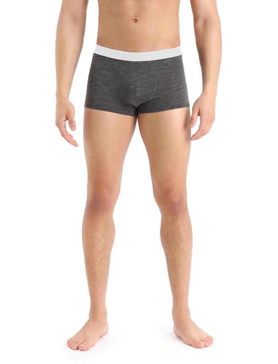 Monsoon Heather Icebreaker Cool-Lite™ Merino Anatomica Trunks Men\'s Underwear | AU 1288WNBY